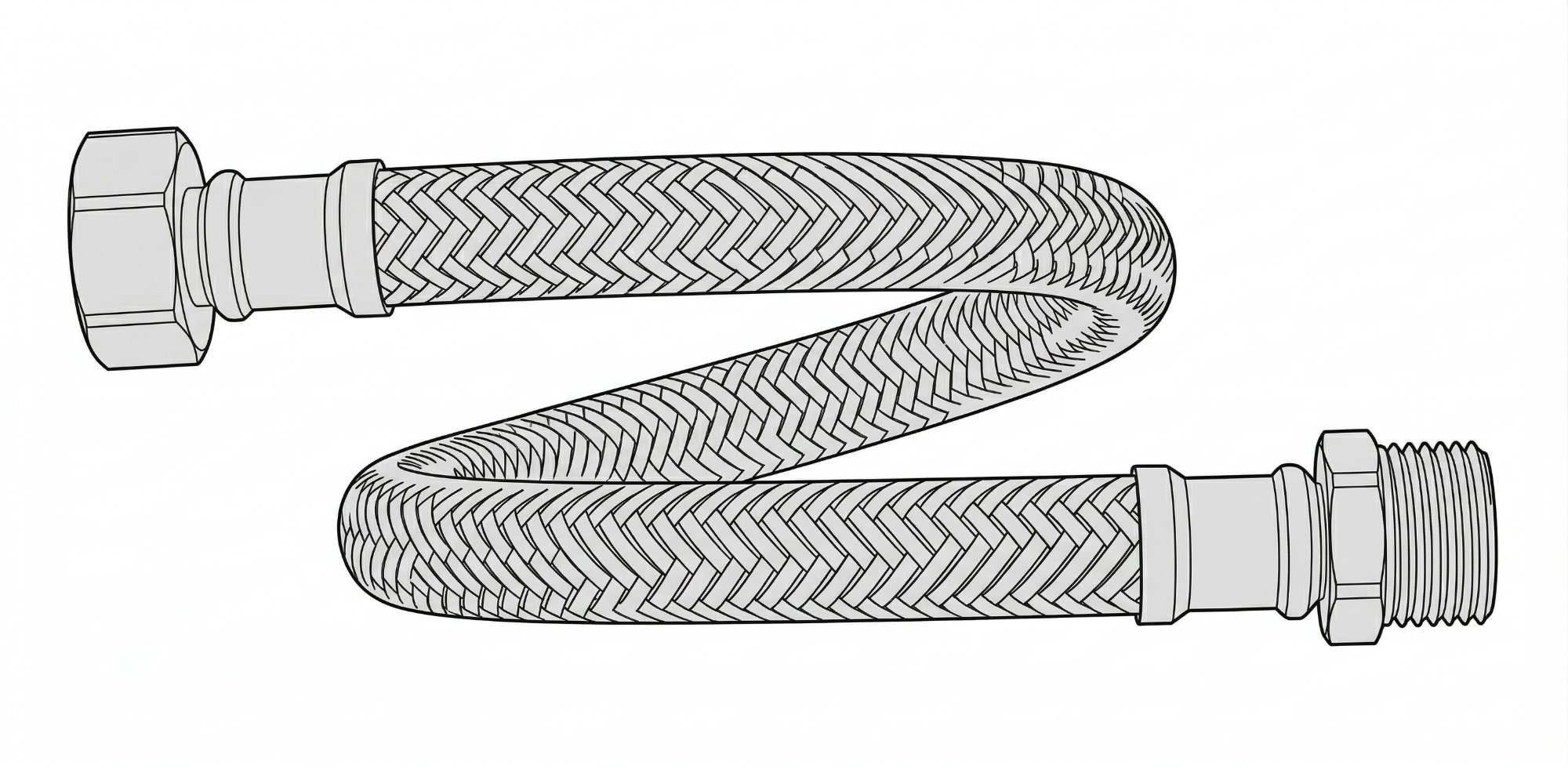 Flexible inox mâle/femelle