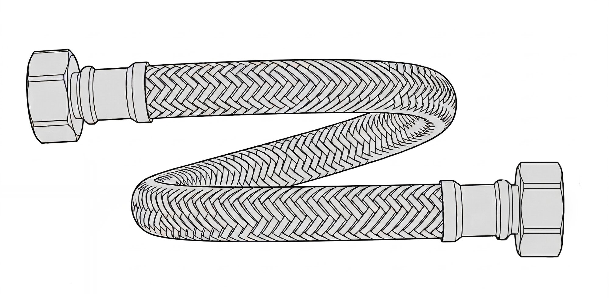Flexible inox femelle/femelle